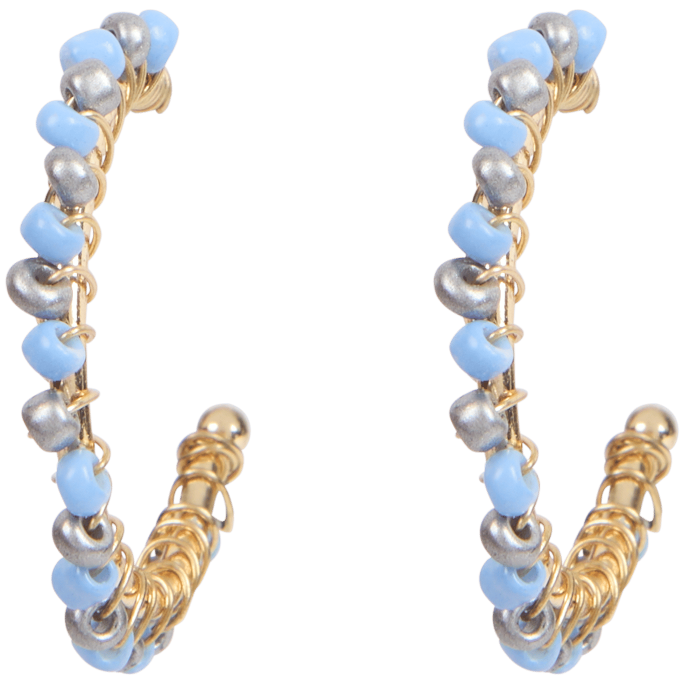 Boucles d’oreilles avec perles