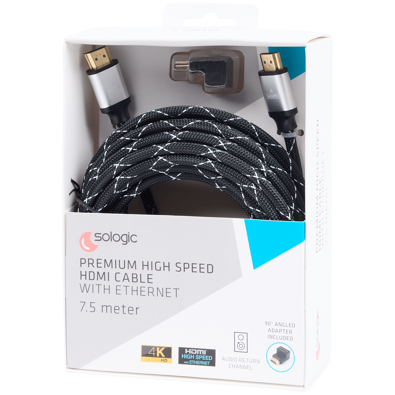 Sologic HDMI-kabel met adapter
