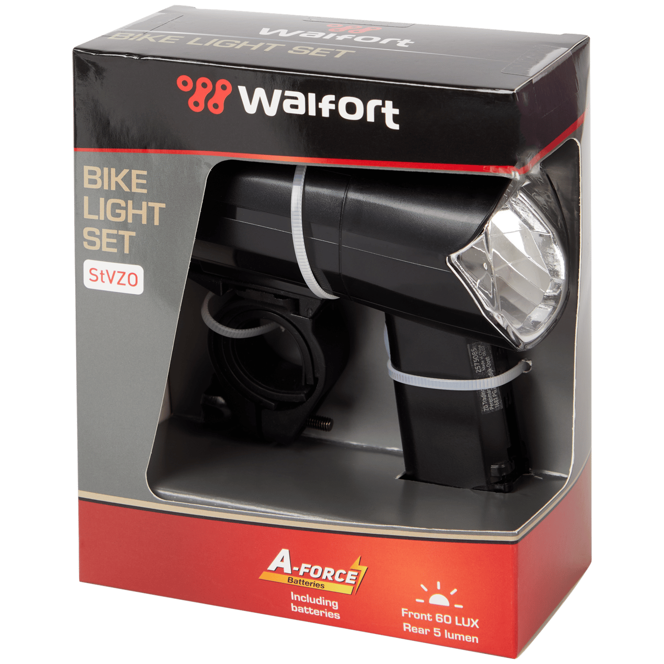 Set de luces para bicicletas Walfort