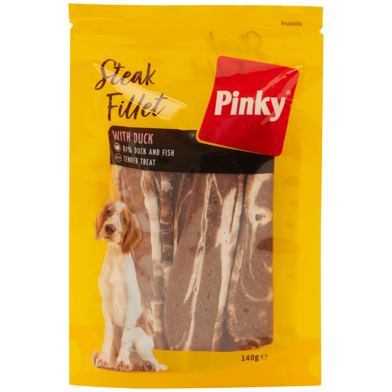 Snacks para cães Pinky Steak Fillets