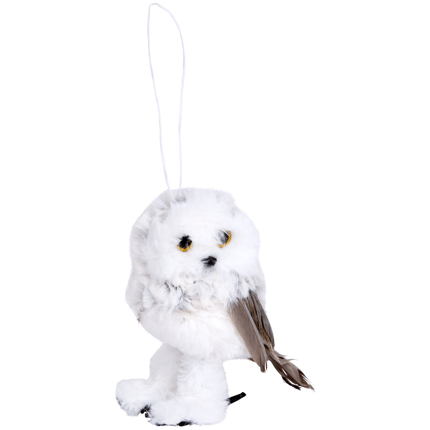 Colgante de pájaro de tela de peluche