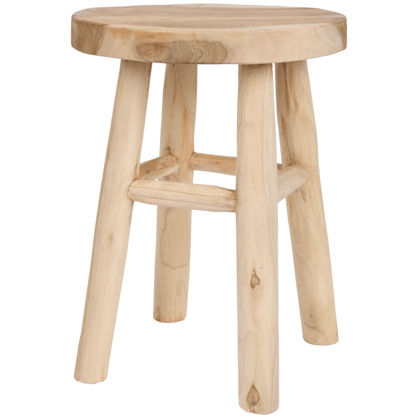 Hocker aus Teakholz