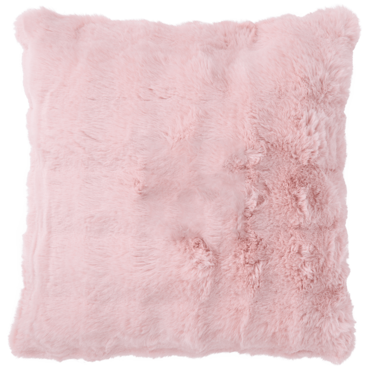 Coussin en fausse fourrure