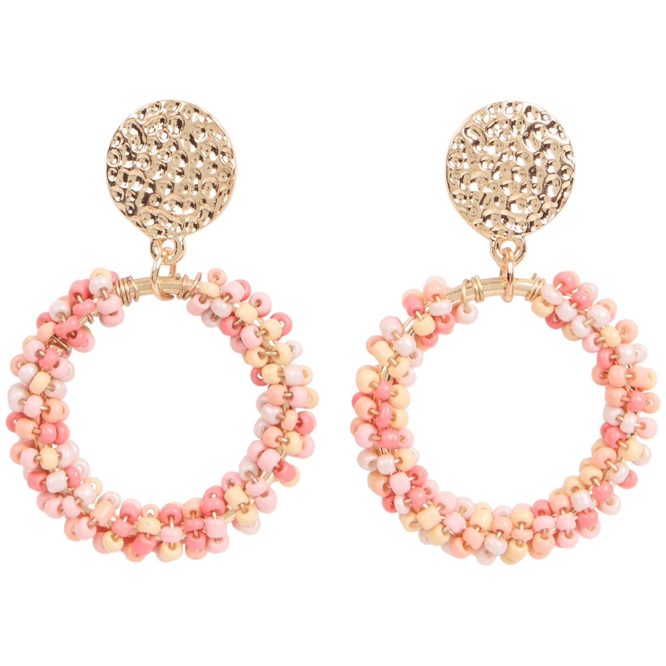 Boucles d’oreilles avec perles