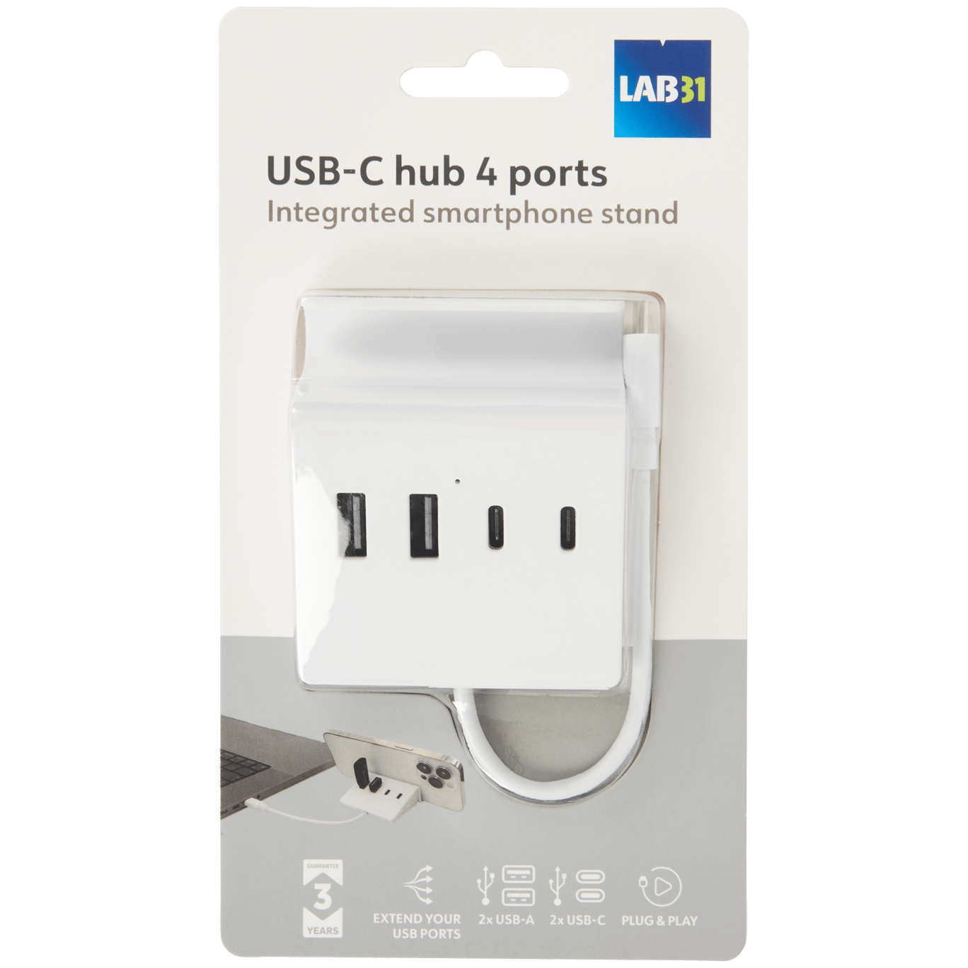 Lab31 USB 2.0 Hub