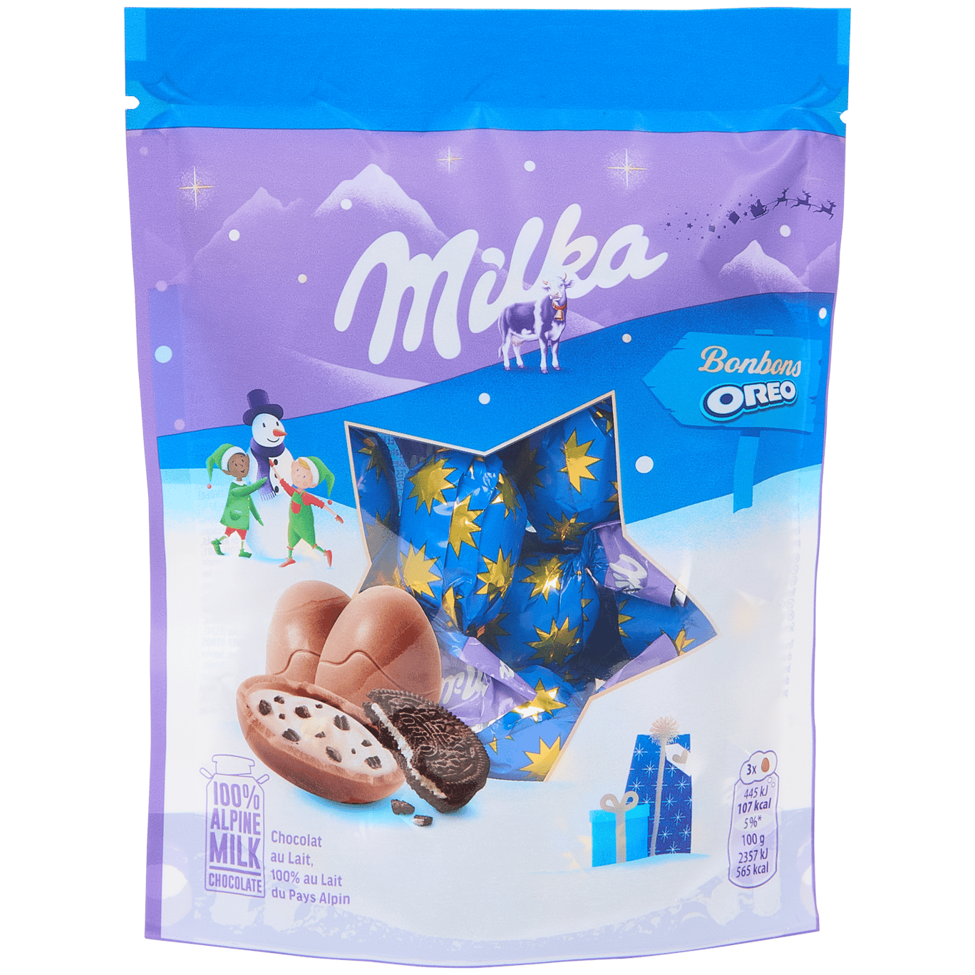 Czekoladki świąteczne Milka Oreo