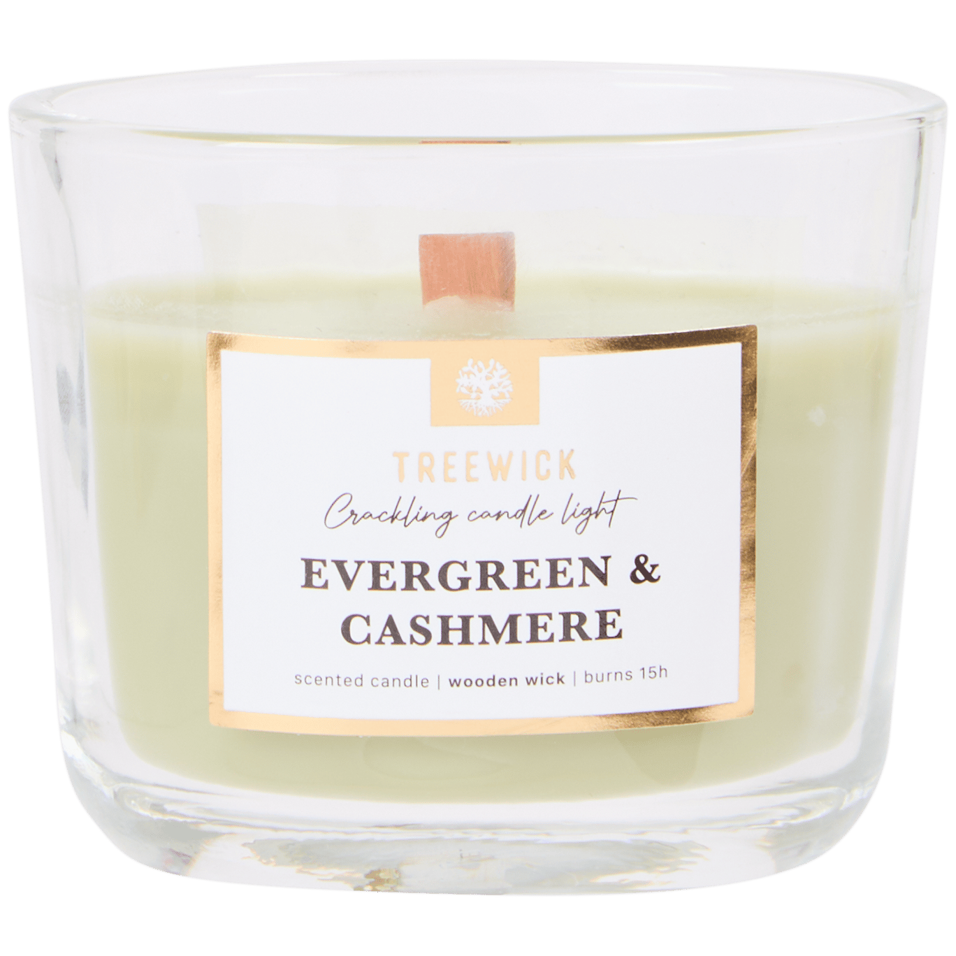 Bougie Parfumée Green Tree - 12 Heures De Combustion - Parfum Gingembre Doux