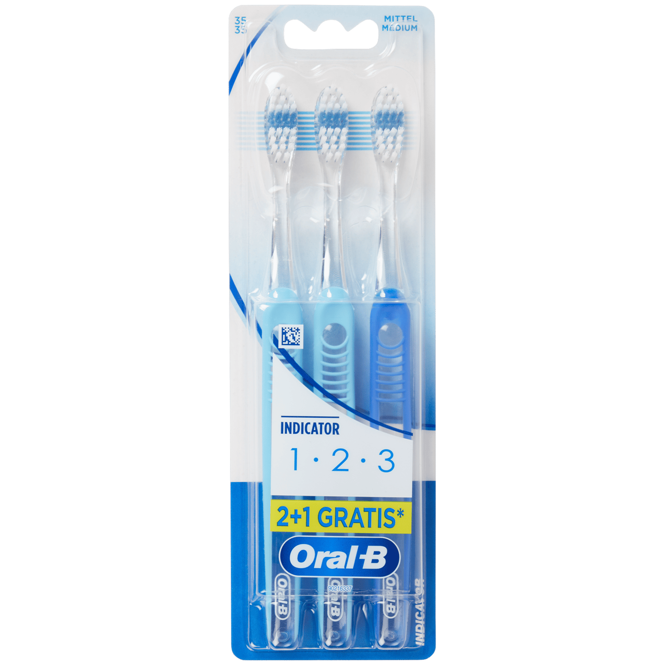 Cepillos de dientes Oral-B Indicador 1-2-3