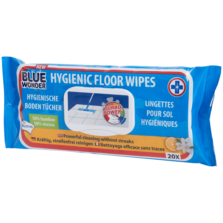 Hygienické ubrousky na podlahu Blue Wonder
