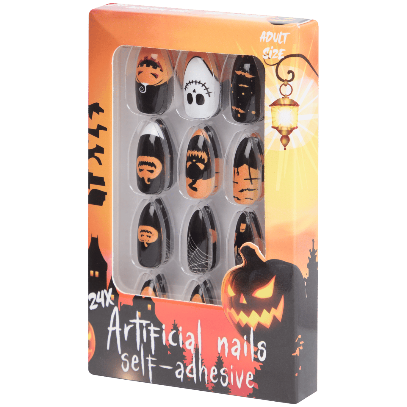 Faux ongles adhésifs Halloween