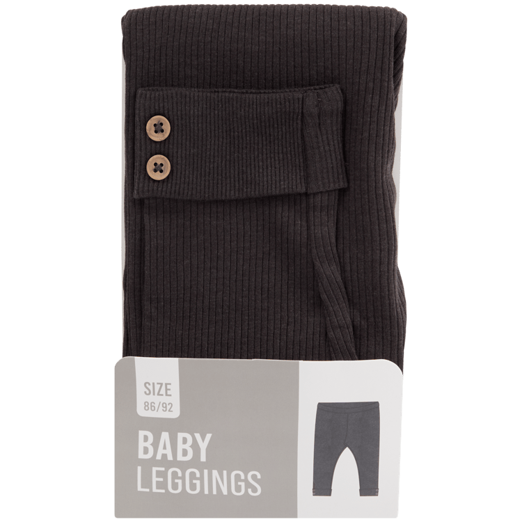 Leggings caneladas para bebé