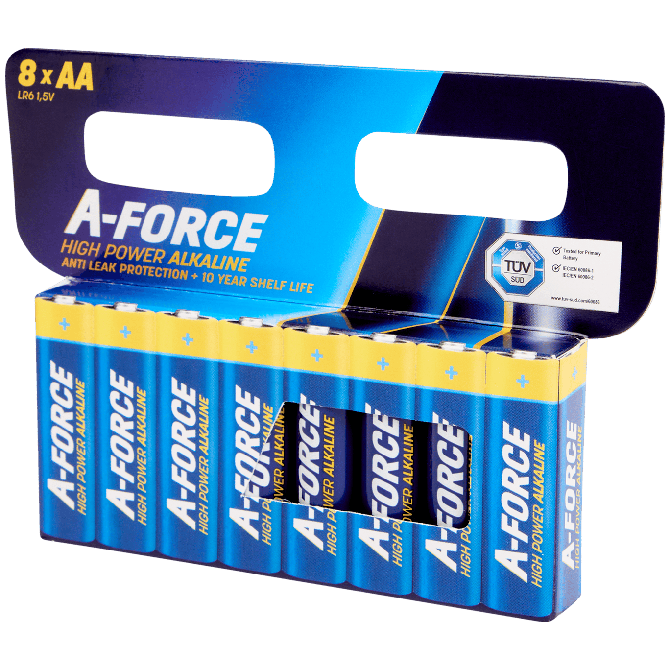 A-Force High Power Alkaline batterijen AA