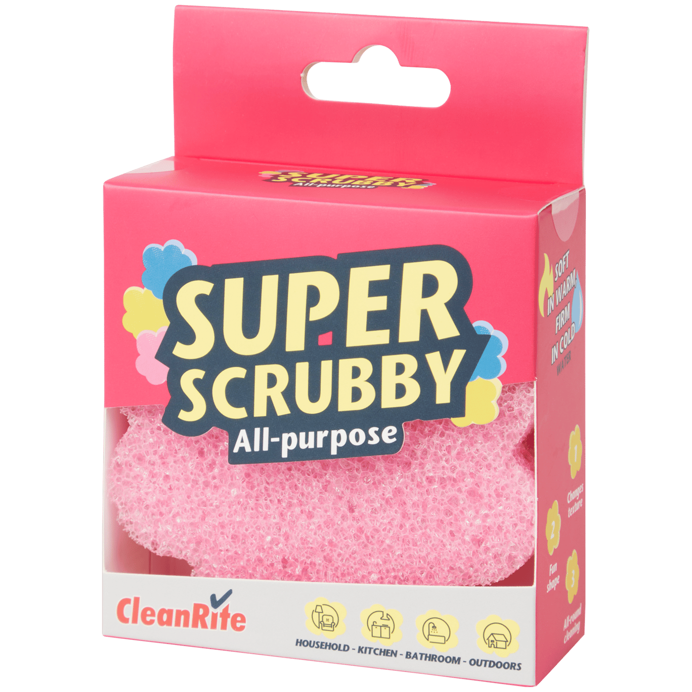 Kuchyňská houba CleanRite Super Scrubby