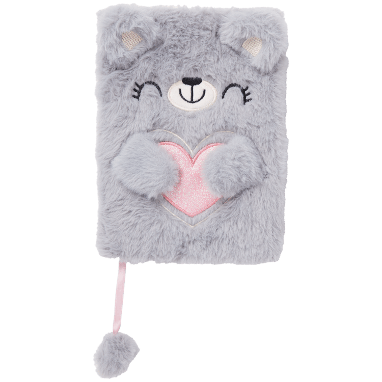 Carnet de notes en peluche