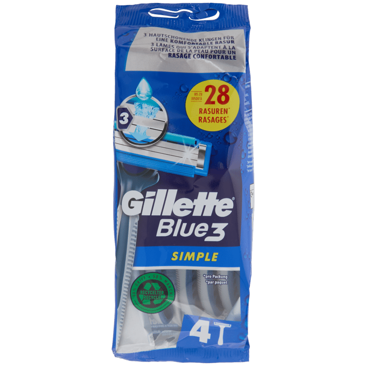 Cuchillas de afeitar Gillette Blue3 Simple
