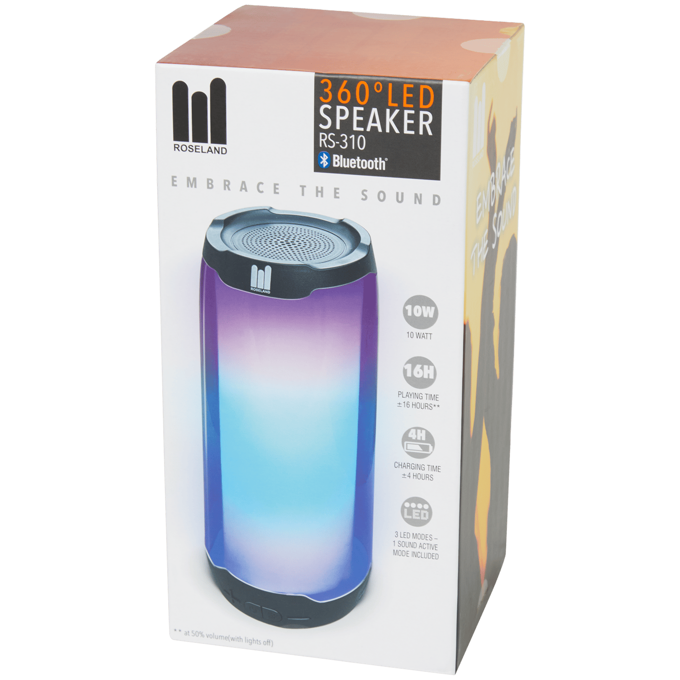 Roseland draadloze ledspeaker RS-310