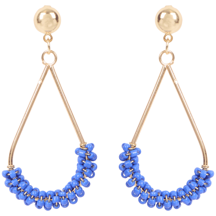 Boucles d’oreilles avec perles