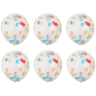 Balónek s konfetami
