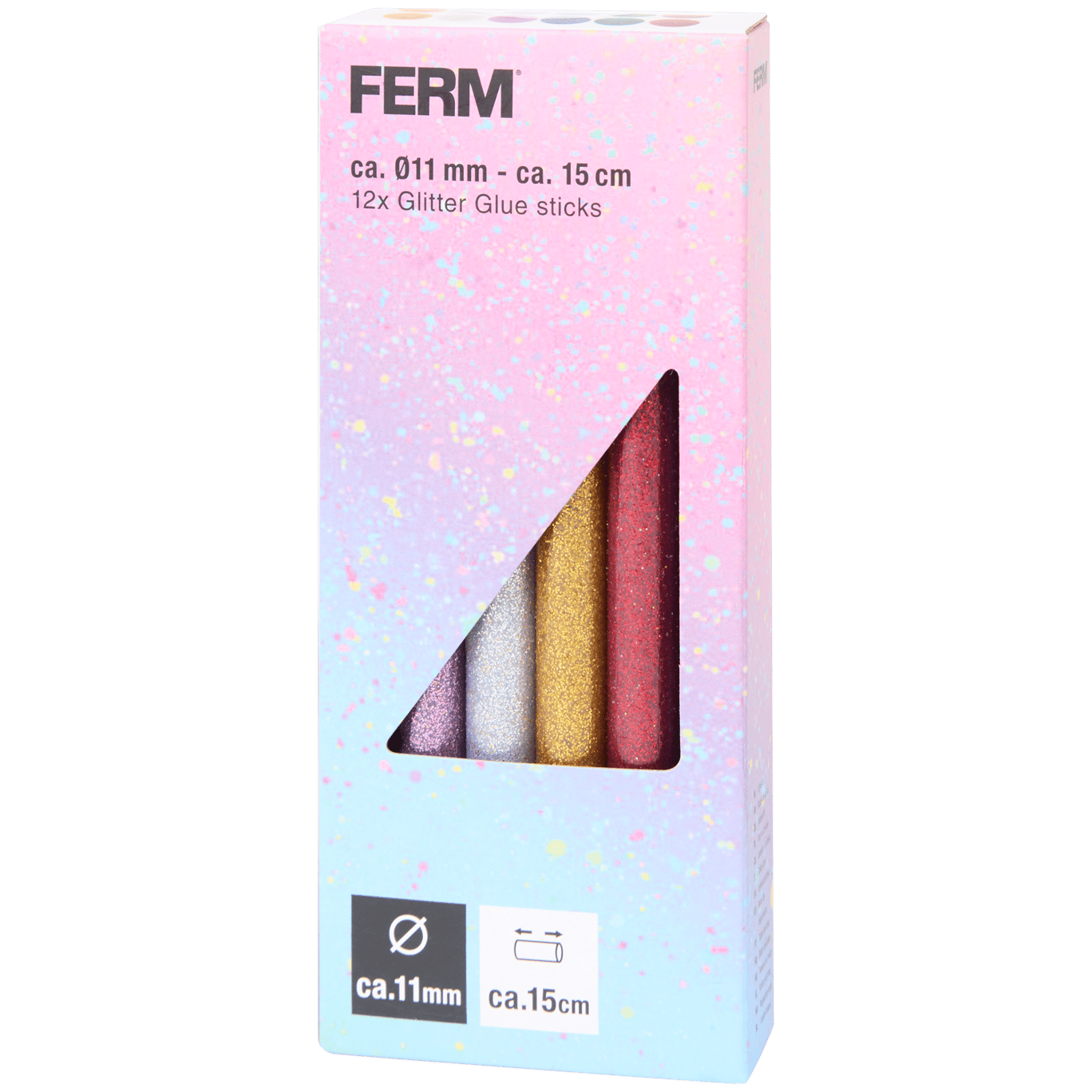 FERM Glitzer-Klebesticks