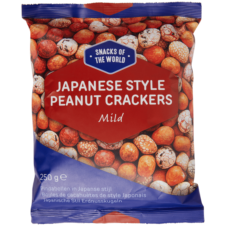 Japanese peanut crackers Snacks of the World Mild