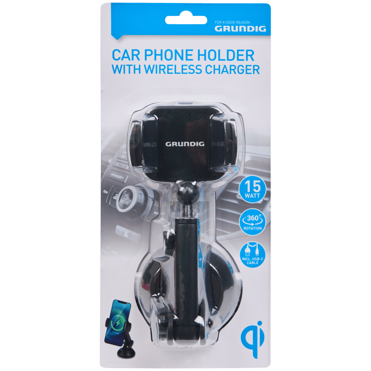 Support de téléphone avec chargeur sans-fil Grundig