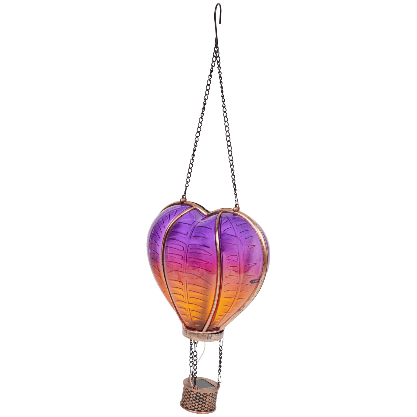 Lampe Solaire Montgolfière Globo - Feu Coloré, LED, Jardin, Extérieur, IP44