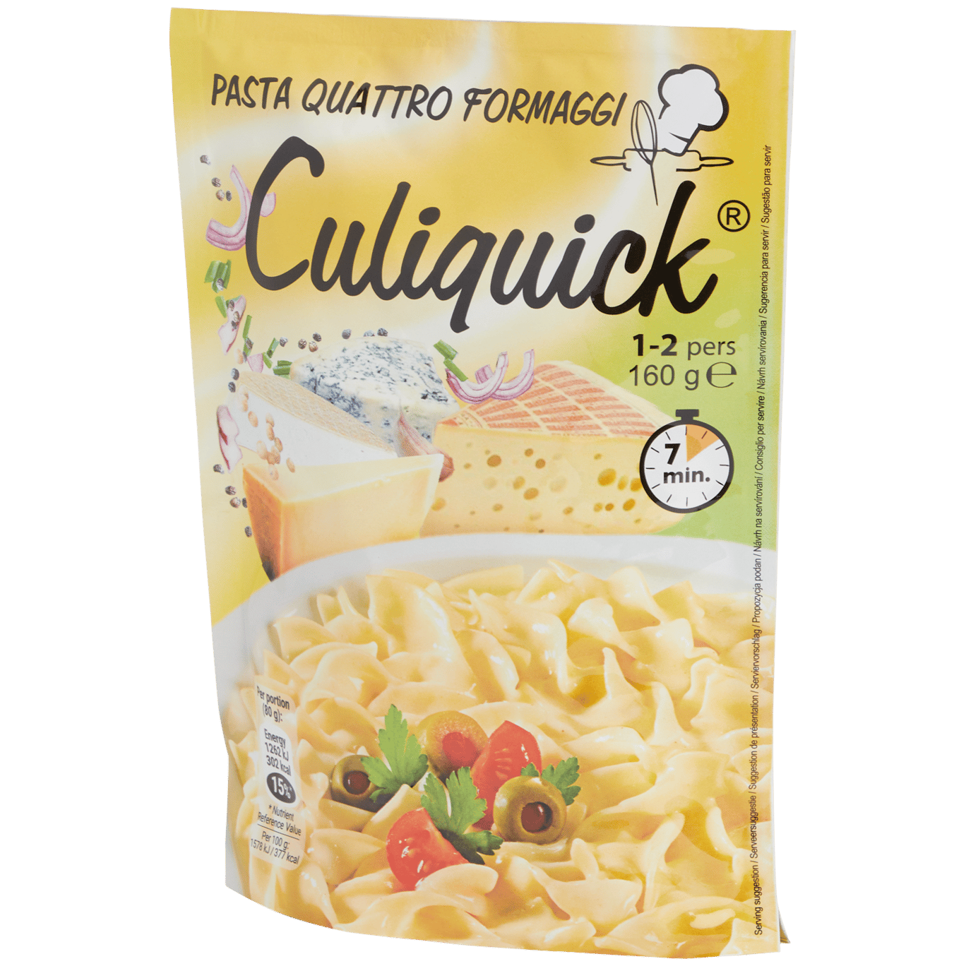 Pasta ai quattro formaggi Culiquick