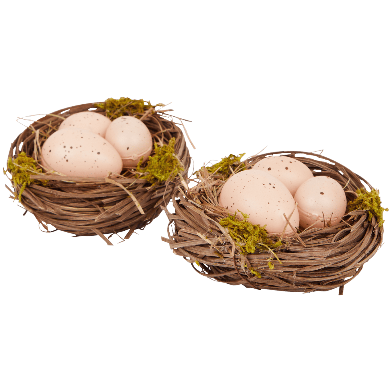 Ninho com ovos de codorniz para decoração Home Accents