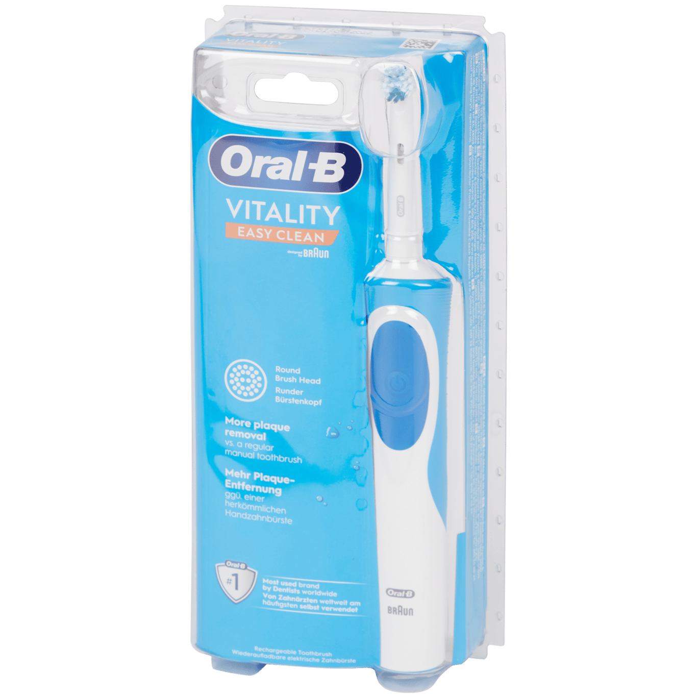 Oral-B Braun Vitality Easy Clean - Spazzolino elettrico, blu
