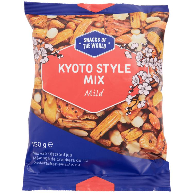 Snacks of the World rijstzoutjes mix Kyoto Style