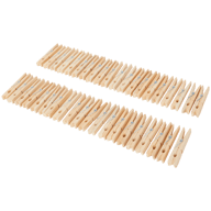 Mollette in legno Spargo