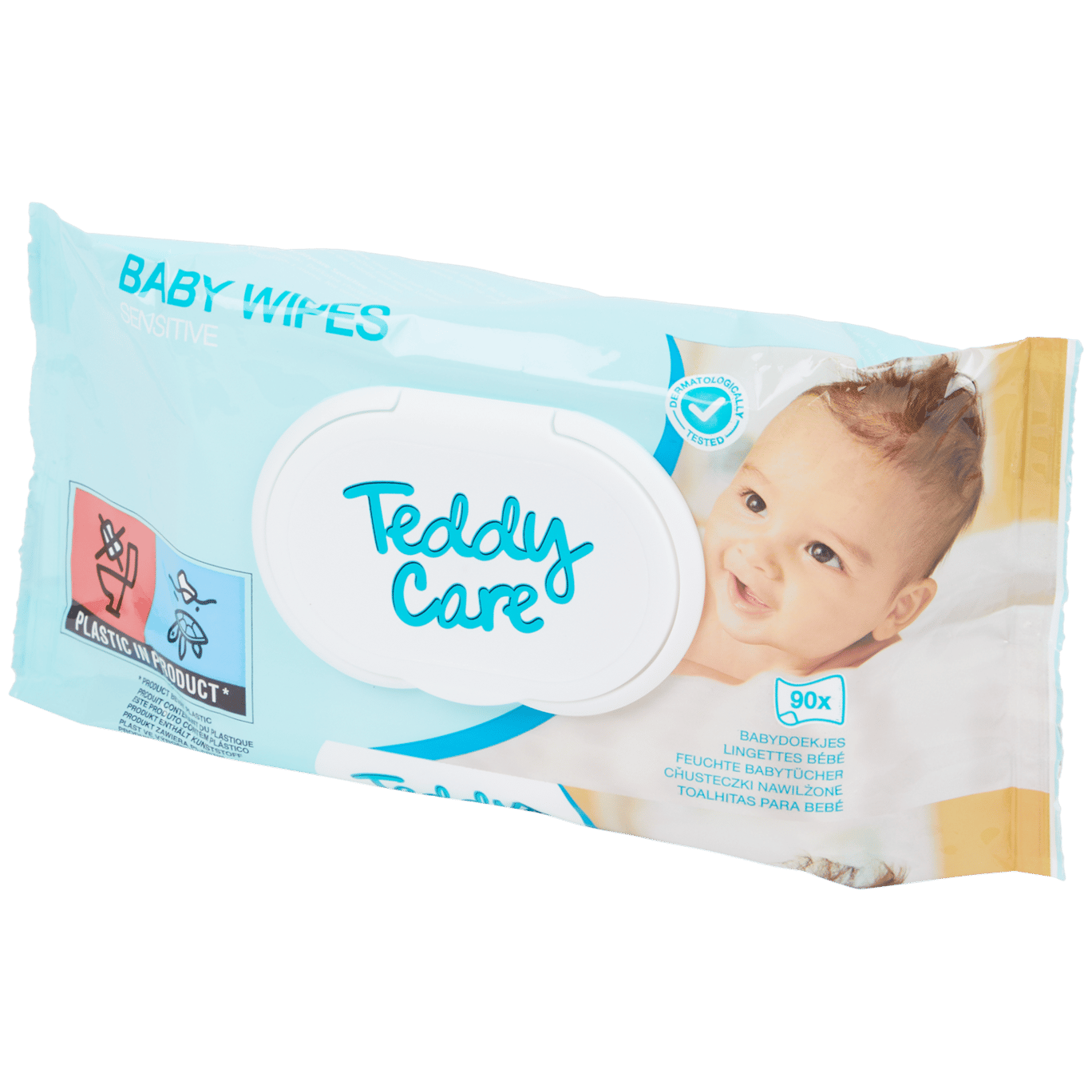 Sensitive - lingettes nettoyantes pour bébé boîte refermable