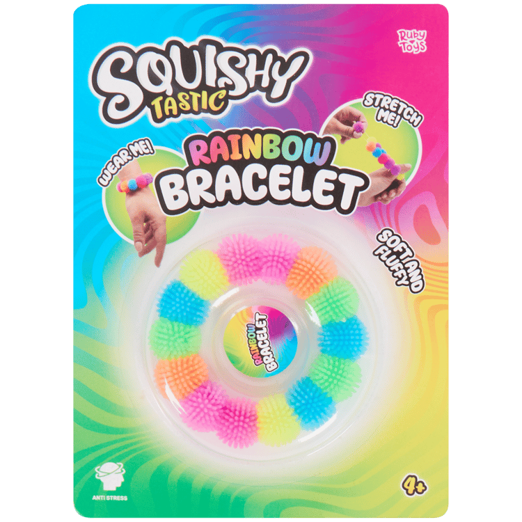 Bracelet arc-en-ciel Squishy Tastic