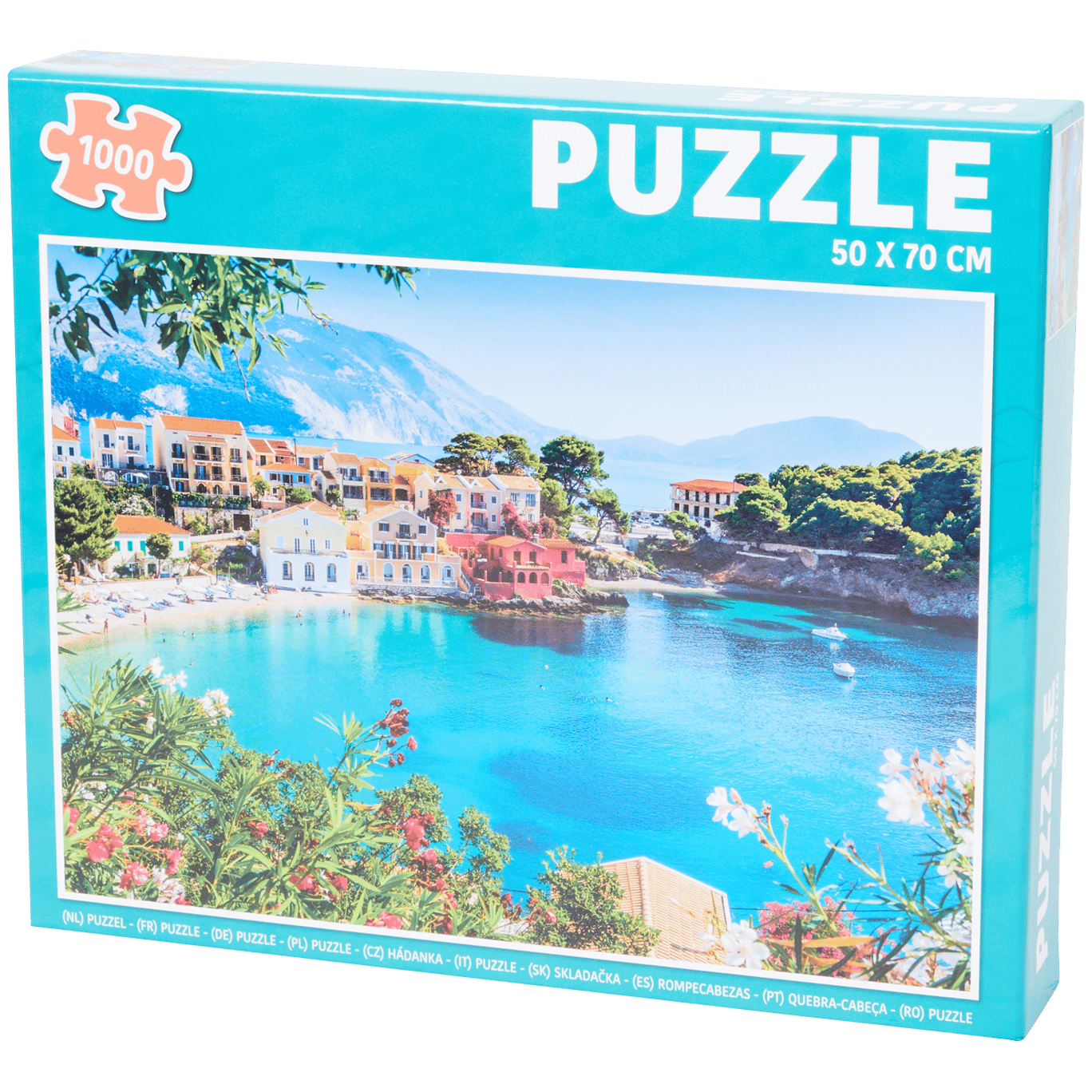 Puzzle 1000 pièces Montgolfière avec colle Zig Zag jeux action