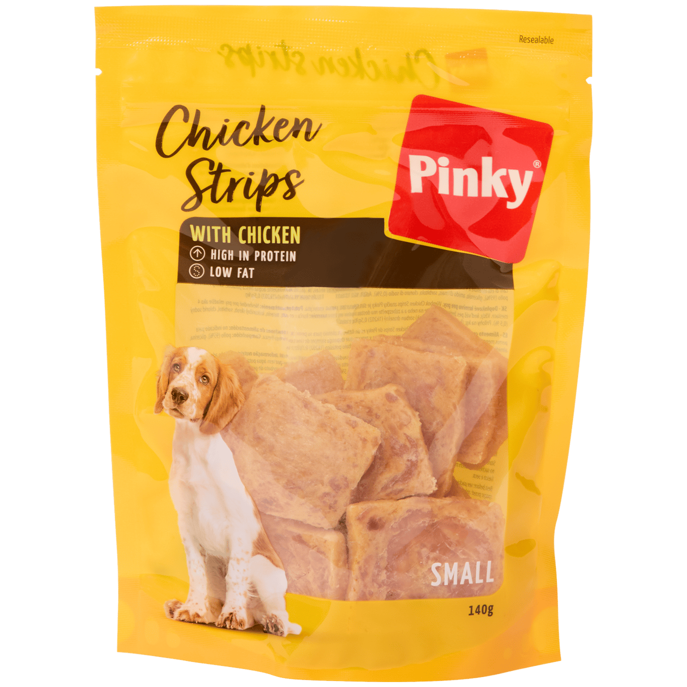 Przekąski dla psa Pinky Chicken Strips