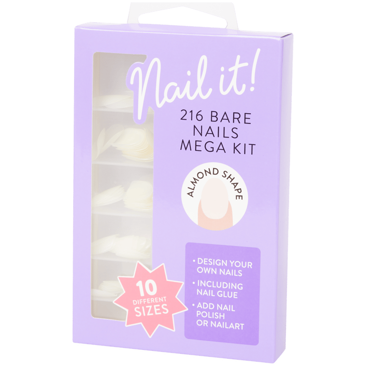 Ongles artificiels avec colle Max & More