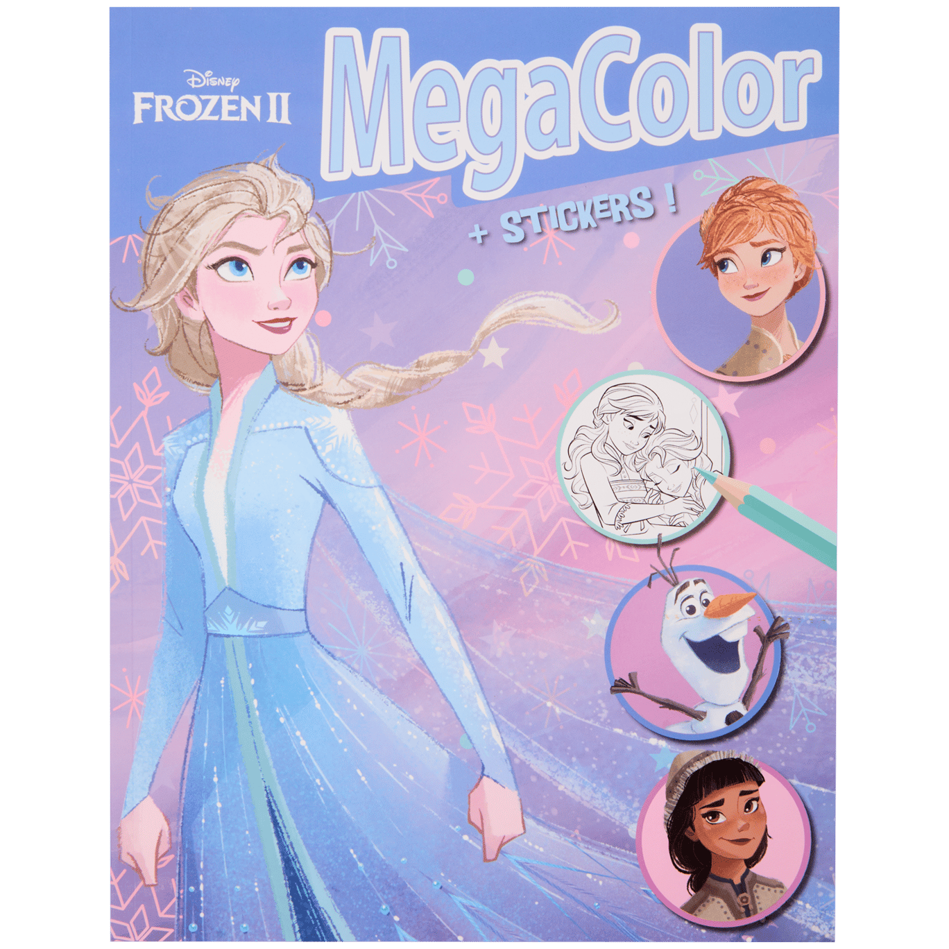 Livre de coloriage avec autocollants Disney