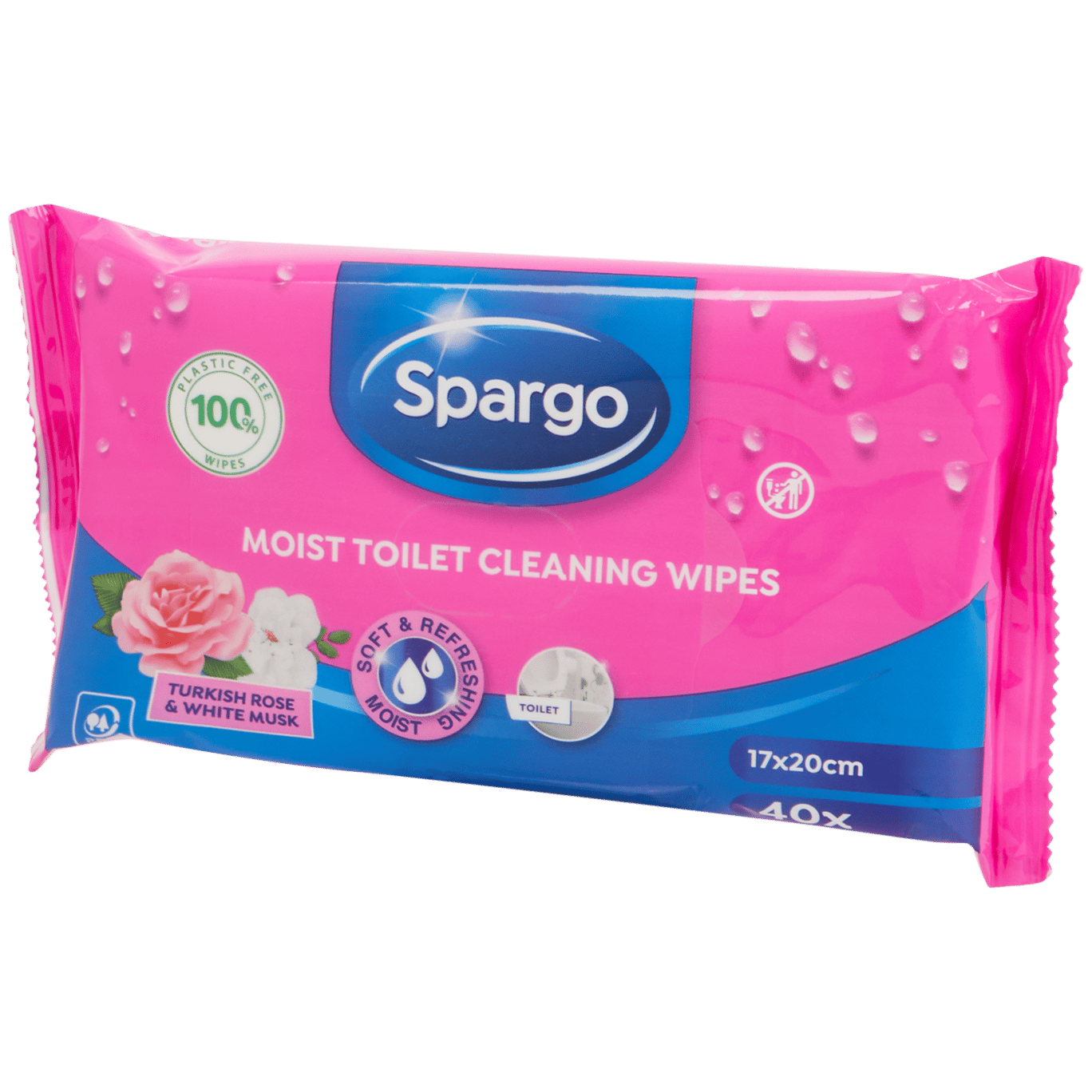 Toalhitas de limpeza para WC Spargo