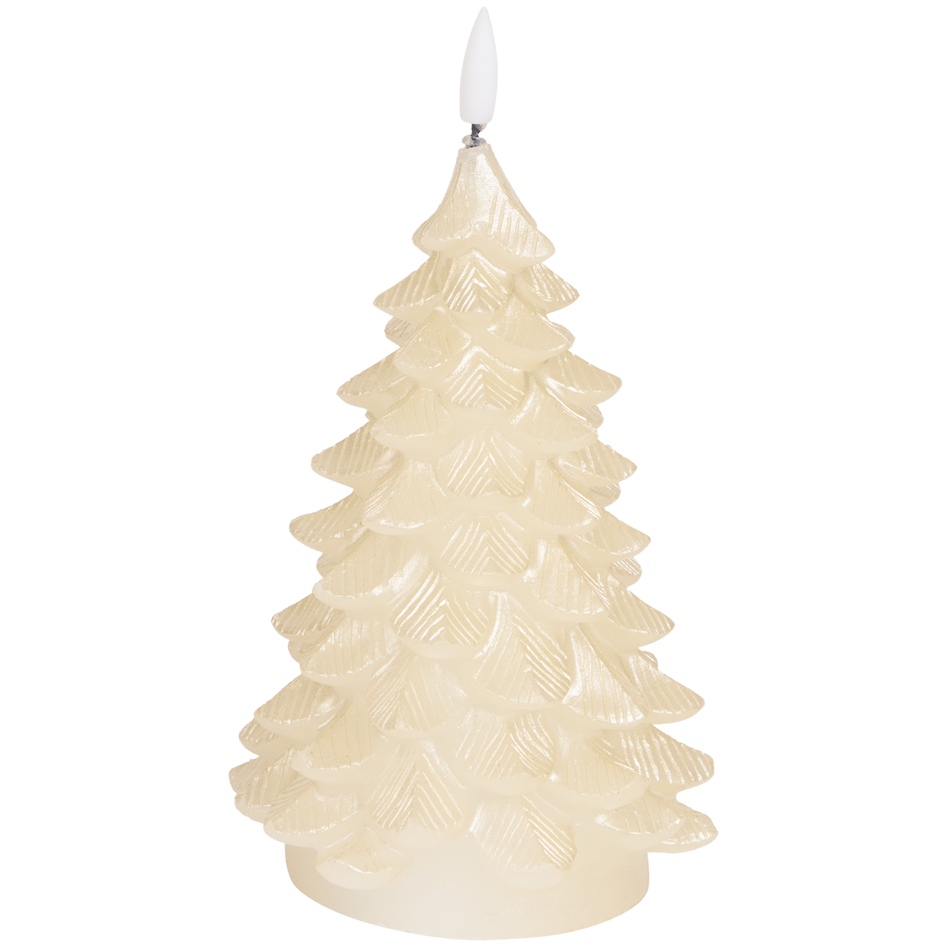 Árbol de Navidad con velas LED