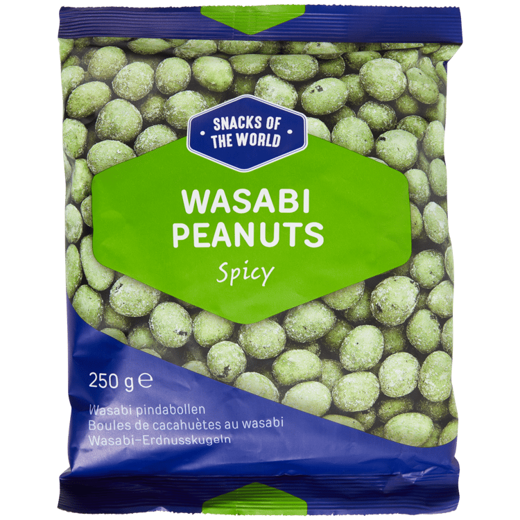 Cacahuetes con wasabi Snacks of the World Picante