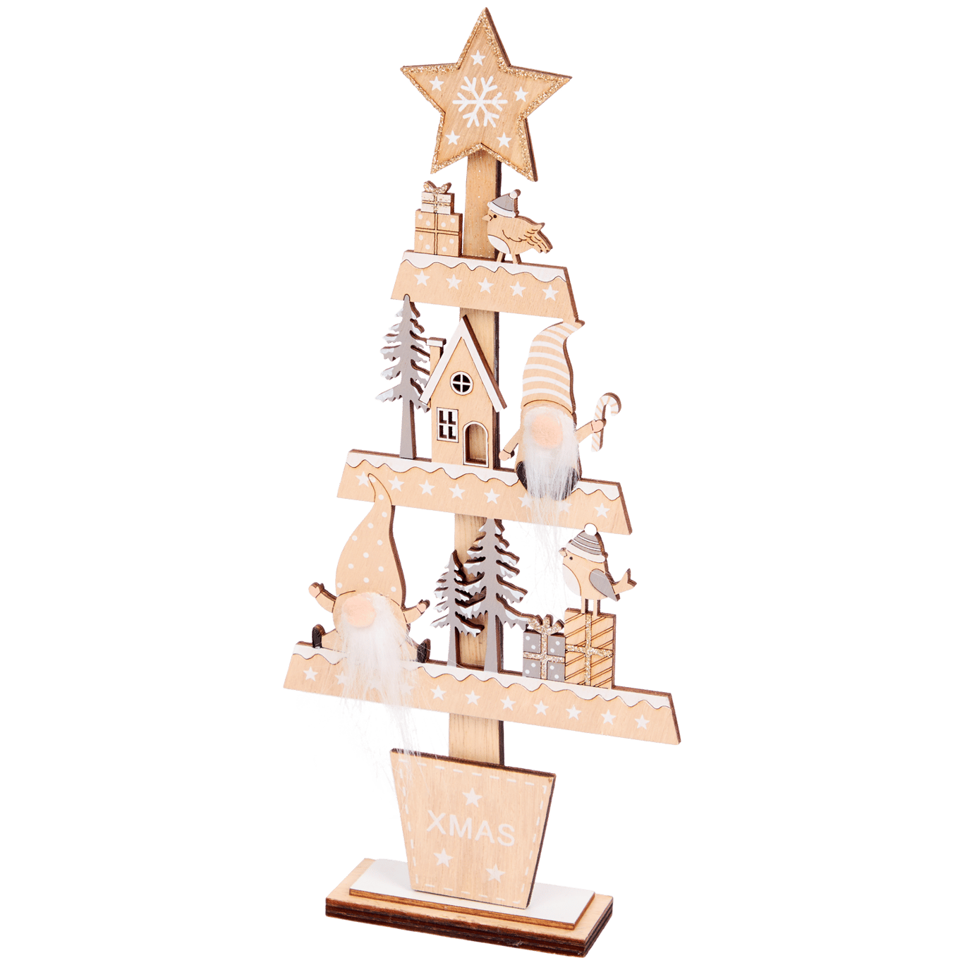 Houten kerstboom