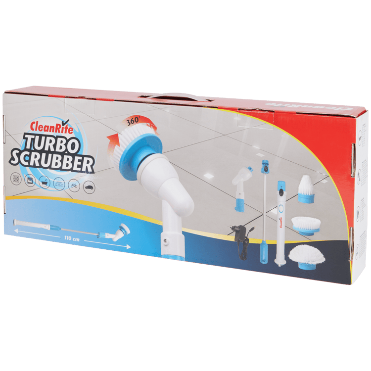 Bezdrôtová čistiaca kefa CleanRite Turbo Scrubber