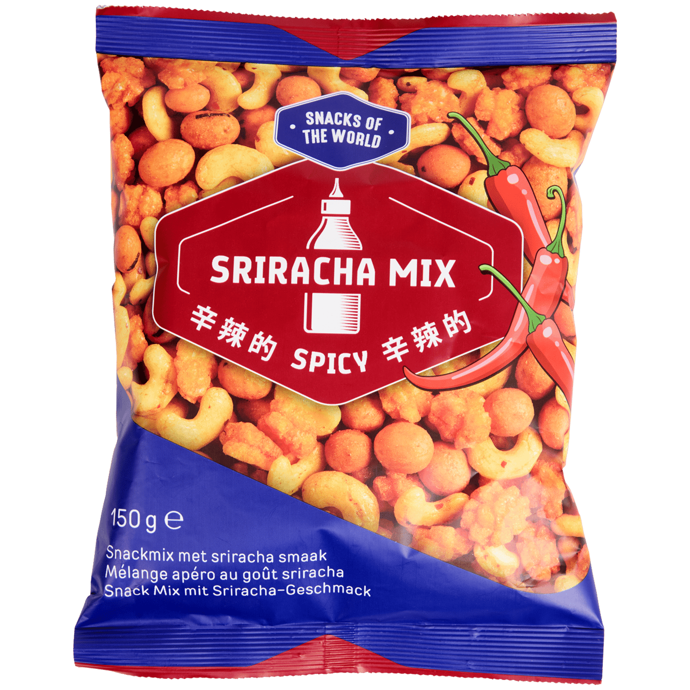 Mieszanka orzechów o smaku Sriracha Snacks of the World