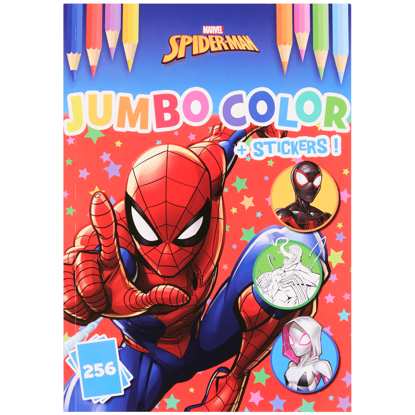 Livro de colorir e autocolantes Disney