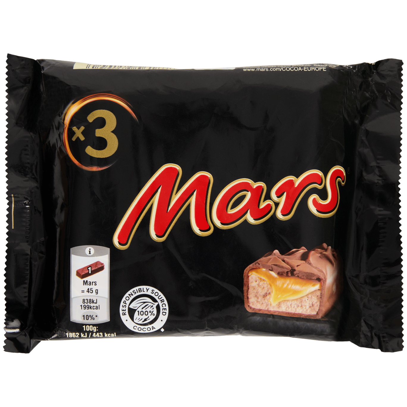 Barra de chocolate Mars