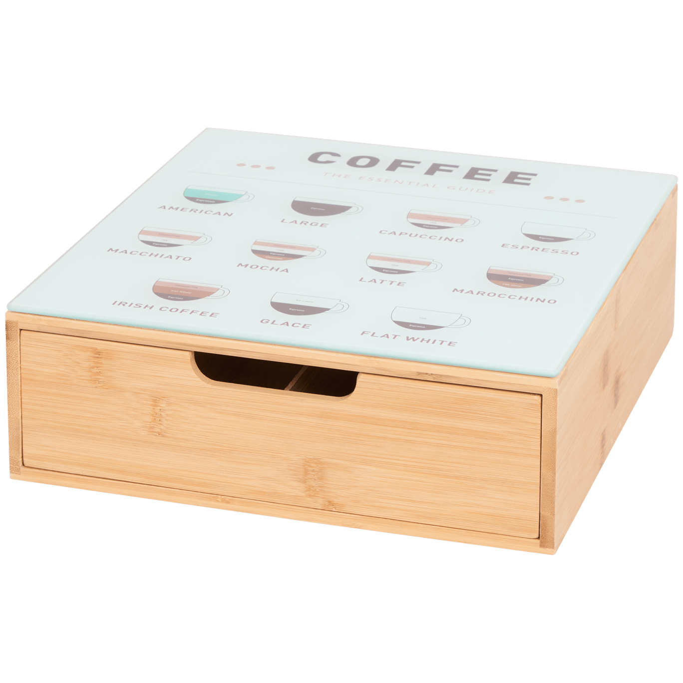 Caja de almacenamiento Café y té