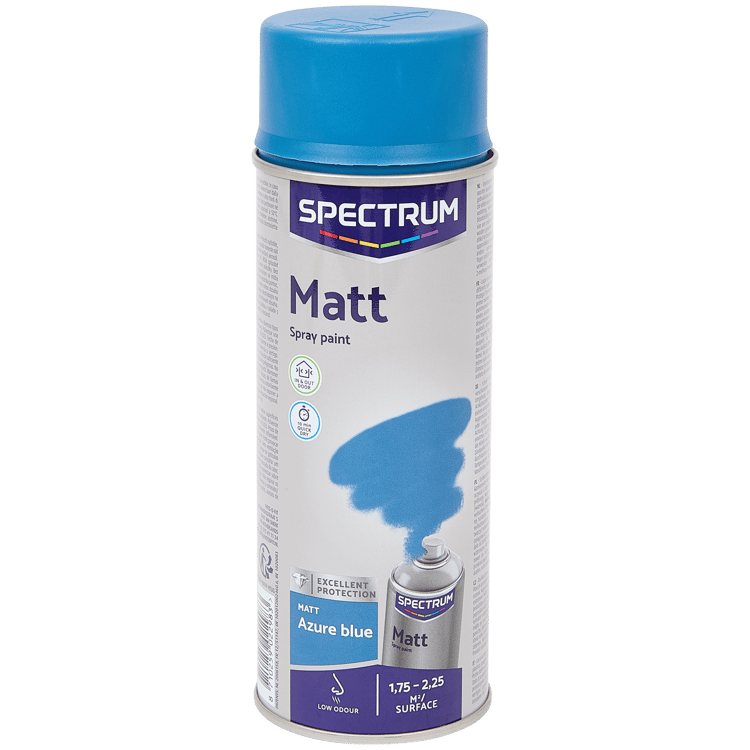 Tinta mate em spray Spectrum Azul-celeste