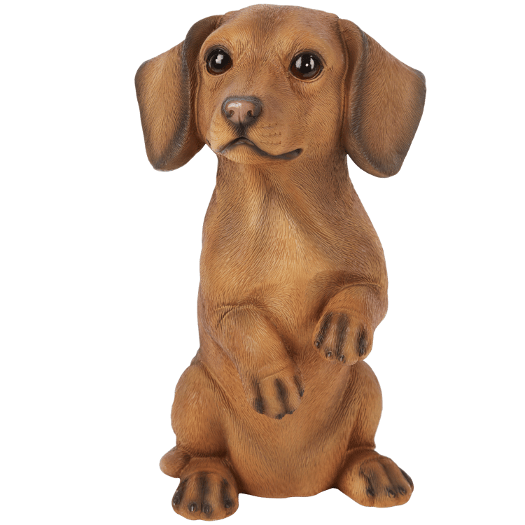 Figurka ogrodowa w kształcie psa
