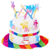 Cappello musicale di compleanno