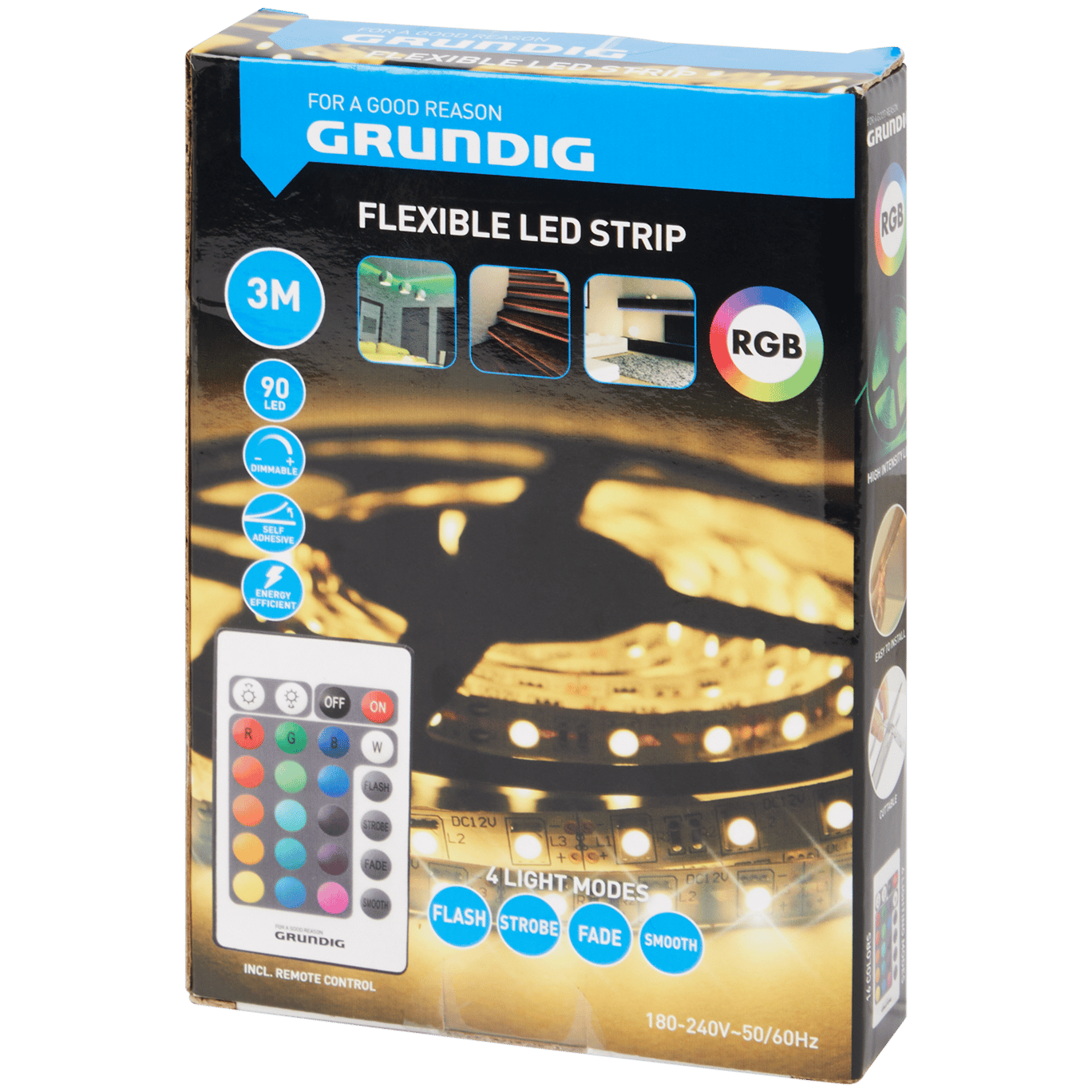 Multibarevný LED pásek Grundig